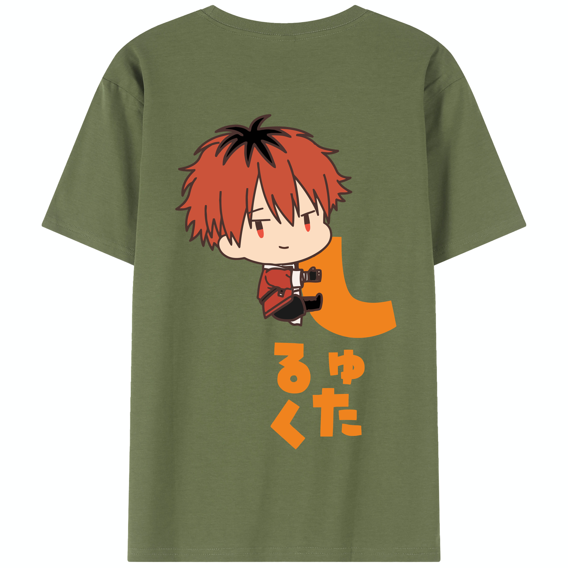 （画像用） 葬送のフリーレン Frieren 綿100％半袖Tシャツ（背面プリント）